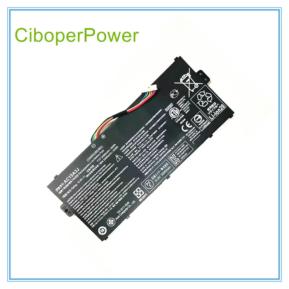 Аккумуляторы для ноутбуков AC15A3J, CB3-131, CB5-132T, KT.00303.017, C738T, AC15A8J,11 C735,10,8 В, 3 ячейки
Аккумуляторы для ноутбуков AC15A3J, CB3-131, CB5-132T, KT.00303.017, C738T, AC15A8J,11 C735,10,8 В, 3 ячейки