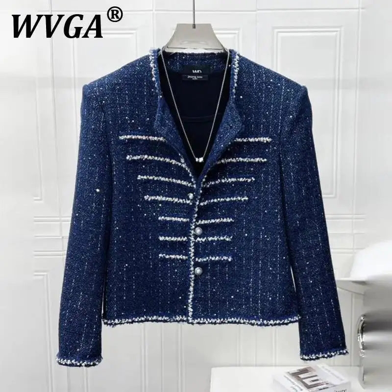WVGA Spring Autumn New Men Tide Beaded Tweed O-Neck Padded Shoulder Trendy Jacket Niche Chic Casual Long Sleeve Coats Ins W11051
WVGA Spring Autumn New Men Tide Beaded Tweed O-Neck Padded Shoulder Trendy Jacket Niche Chic Casual Long Sleeve Coats Ins W11051