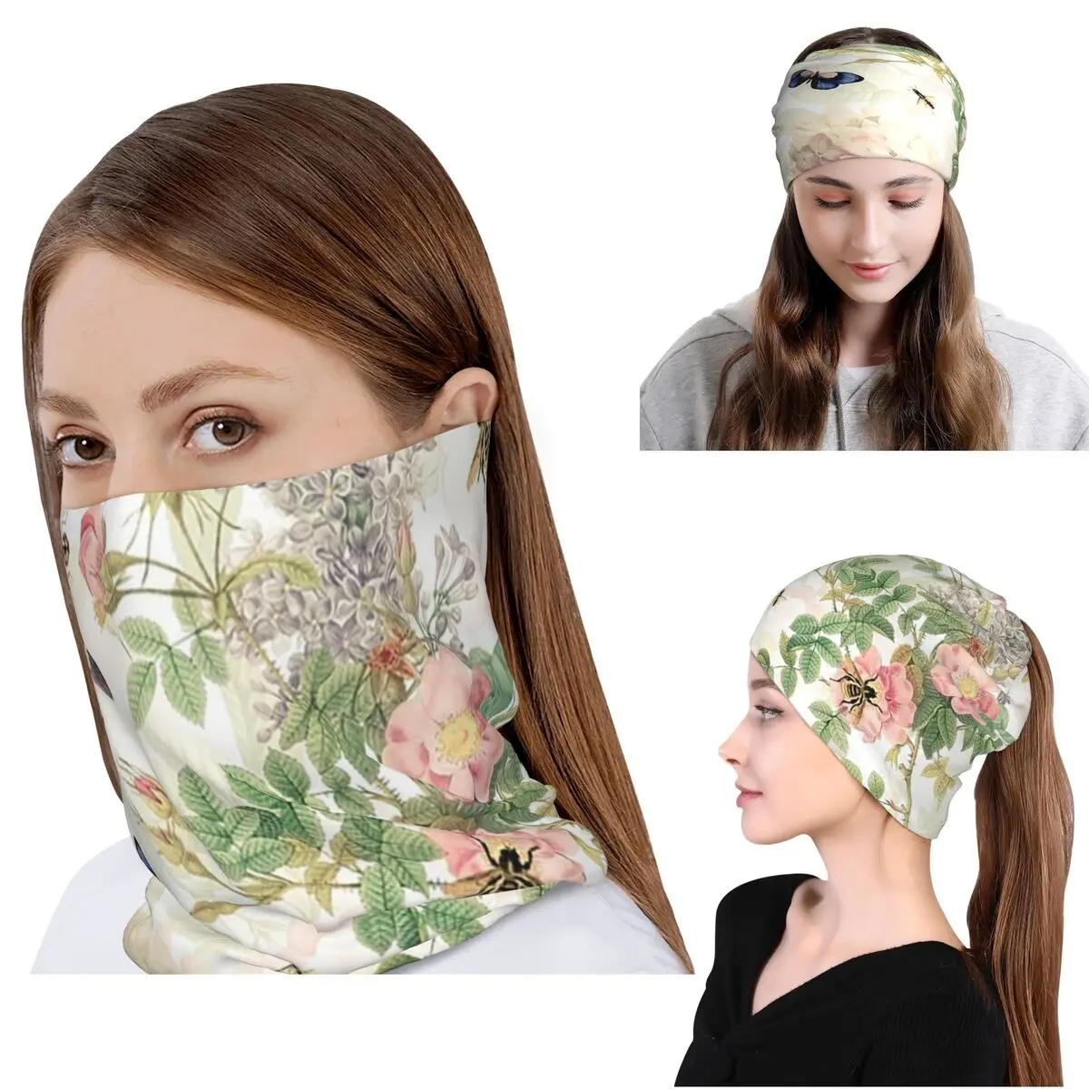 UtART Vintage Roses Spring Flower And Early Insects Botanical Bandana Neck Gaiter Wrap Scarf Cycling Scarf Beanies Hat
UtART Vintage Roses Spring Flower And Early Insects Botanical Bandana Neck Gaiter Wrap Scarf Cycling Scarf Beanies Hat