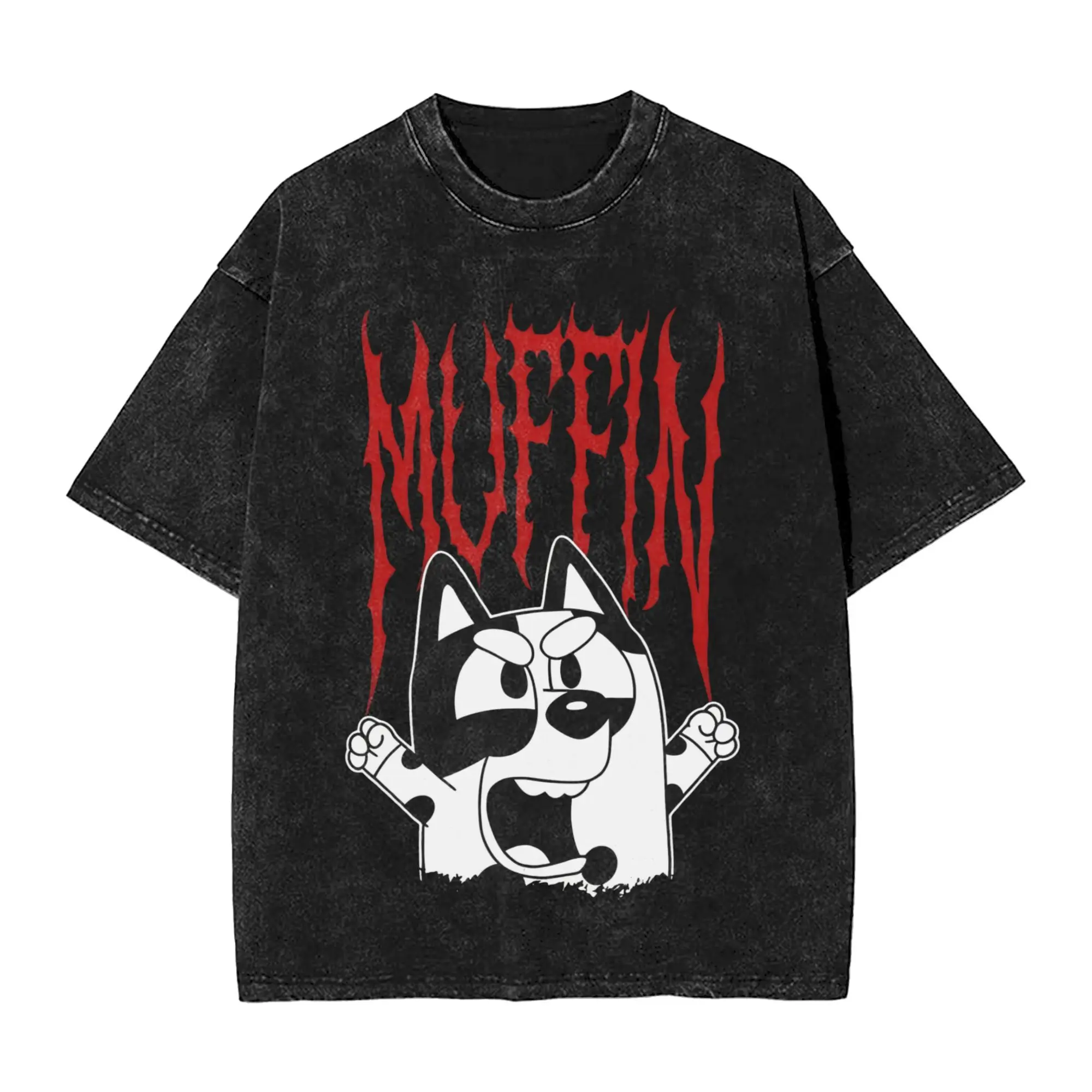 Washed T Shirts Metal Music Muffin Hip Hop Novelty T-Shirt Street Streetwear Short Sleeve Printed Tops Tees for Men Women
Washed T Shirts Metal Music Muffin Hip Hop Novelty T-Shirt Street Streetwear Short Sleeve Printed Tops Tees for Men Women