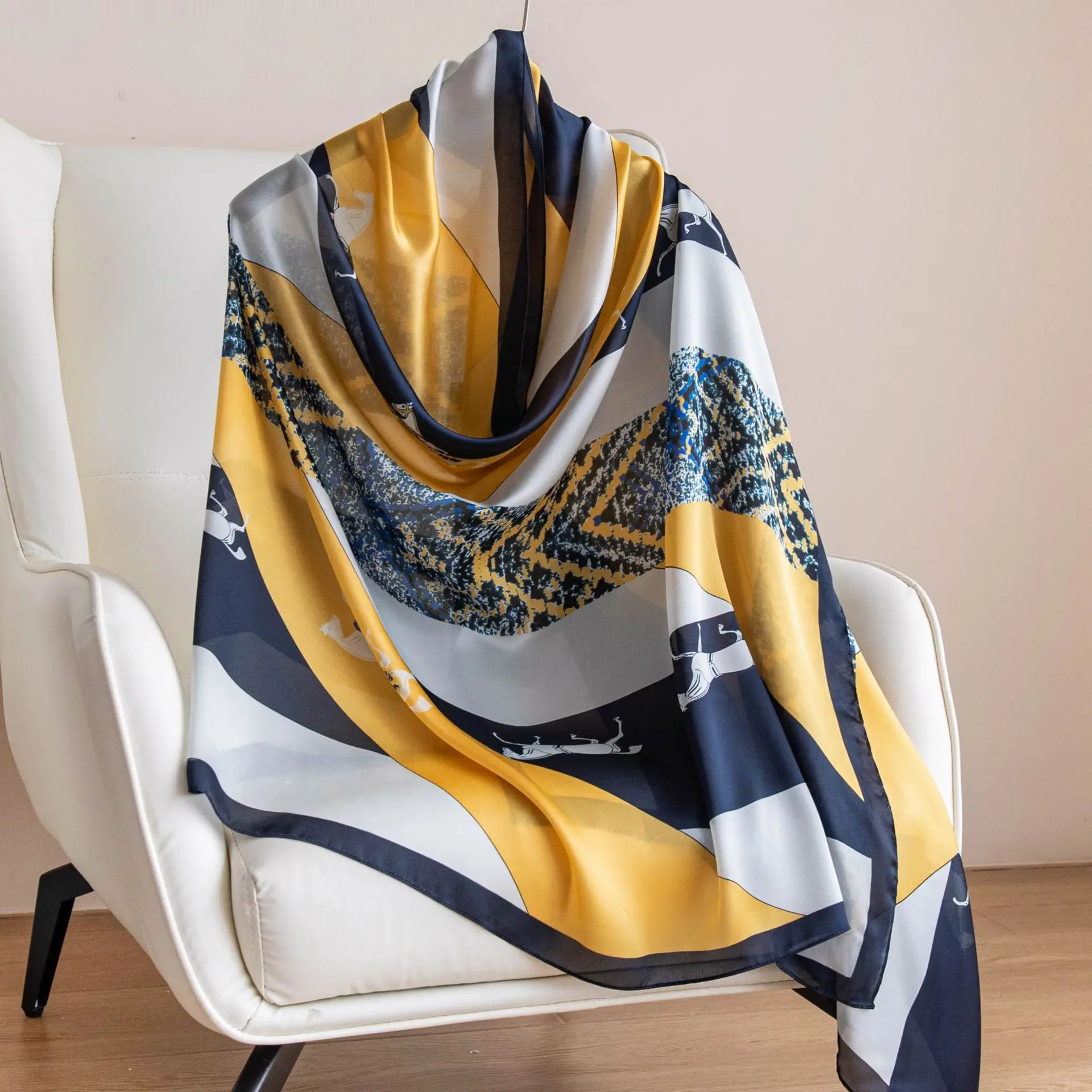 2025 Spring and Autumn Thin Scarf Women's Long Artificial Orange Horse Painting Printed All-Match Shawl
2025 Spring and Autumn Thin Scarf Women's Long Artificial Orange Horse Painting Printed All-Match Shawl