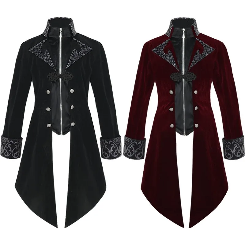 Steam Punk Tailcoat Medieval Retro Outfit European Court Countess Costume Women's Halloween Fashion Stage Clothing
Steam Punk Tailcoat Medieval Retro Outfit European Court Countess Costume Women's Halloween Fashion Stage Clothing