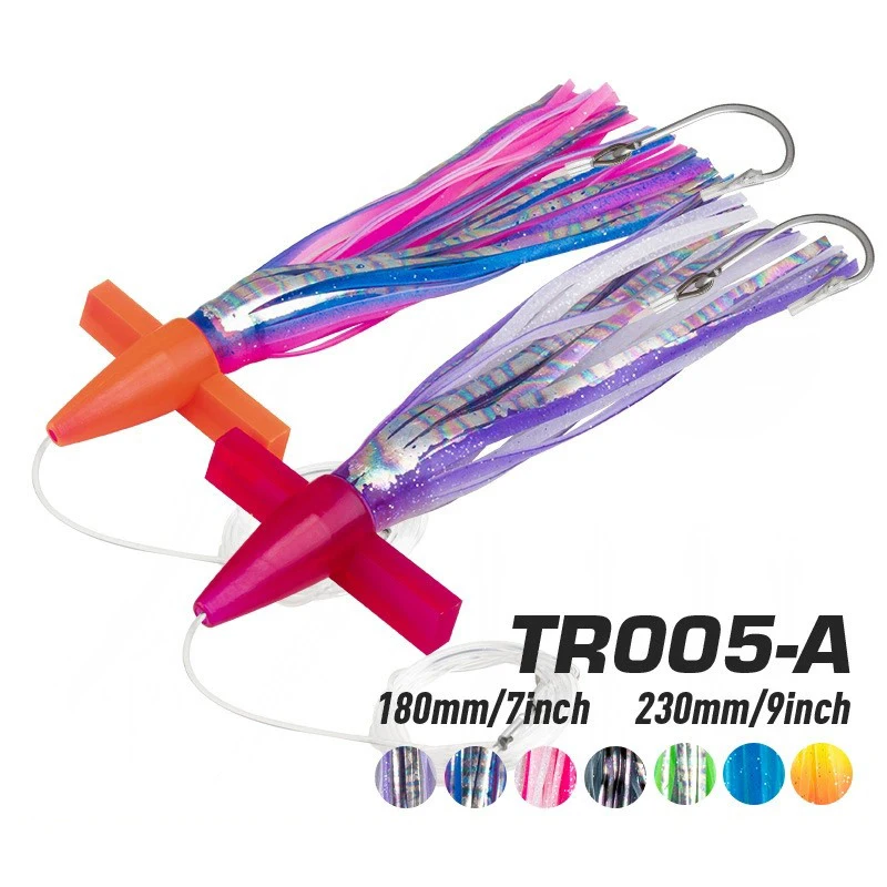 1PC 18cm23cm Trolling Skirt with HooK Tuna Lures Sinking Boat Biomimetic Squid Lure Bait Bird Tuna Sea Trolling Fishing Bait
1PC 18cm23cm Trolling Skirt with HooK Tuna Lures Sinking Boat Biomimetic Squid Lure Bait Bird Tuna Sea Trolling Fishing Bait