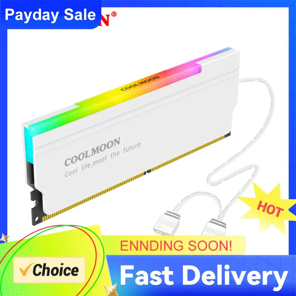 5V-3PIN ARGB DDR Heatsink Aura Sync DDR Memory RAM Cooler with Thermal Silicone Pad for Desktop Computer PC Memory
5V-3PIN ARGB DDR Heatsink Aura Sync DDR Memory RAM Cooler with Thermal Silicone Pad for Desktop Computer PC Memory