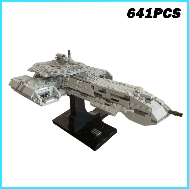 641 деталей, НОВИНКА, MOC BC-304, Бойовой крейсер класса «Дейдаль», Модель космического корабля, Конструктор, Сборная игрушка, Подарок для детей
641 деталей, НОВИНКА, MOC BC-304, Бойовой крейсер класса «Дейдаль», Модель космического корабля, Конструктор, Сборная игрушка, Подарок для детей