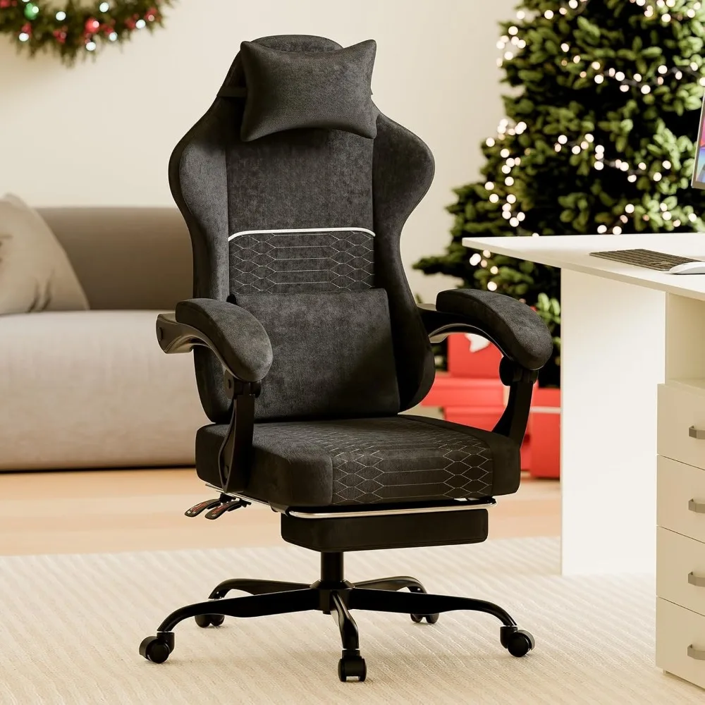 Ergonomic Gaming Chair with Footrest Massage Lumbar Support High Back Recliner Office Game Study, Custom
Ergonomic Gaming Chair with Footrest Massage Lumbar Support High Back Recliner Office Game Study, Custom