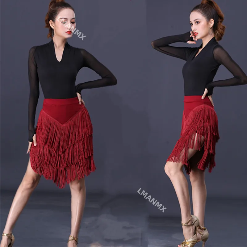 Latin Dance Skirt New Training Clothing Adult Half length Skirt Fringe Skirt Lower Clothing Competition Performance Clothing
Latin Dance Skirt New Training Clothing Adult Half length Skirt Fringe Skirt Lower Clothing Competition Performance Clothing