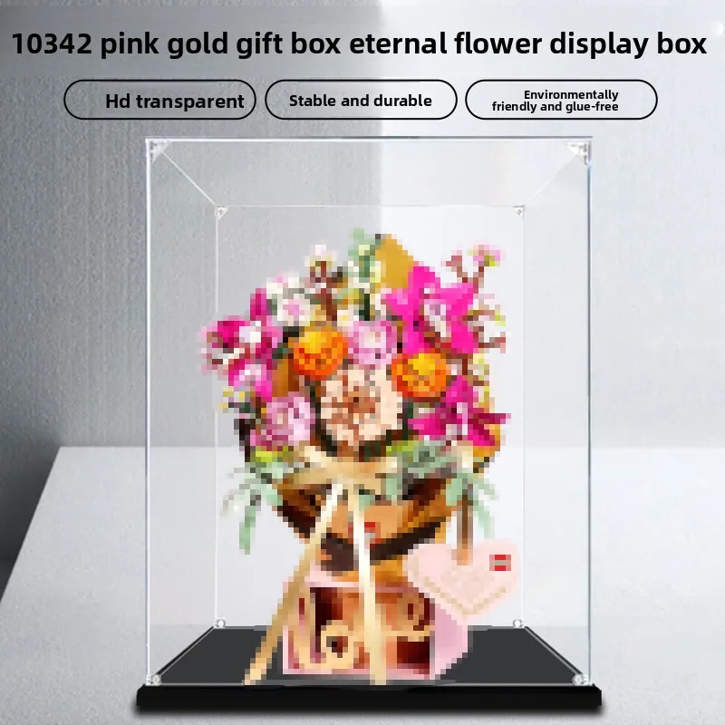 High Transparent Acrylic Display Case for 0342 Pink Gold Gift Box Everlasting Flower Blos Dustproof Cover
High Transparent Acrylic Display Case for 0342 Pink Gold Gift Box Everlasting Flower Blos Dustproof Cover