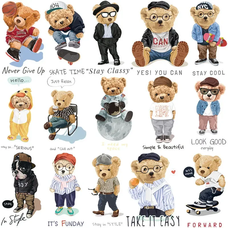 Cartoon Bear Embroidery Patches,Cute Bear Patches for Clothing,Iron On Patches for Clothes Hat Bag DIY Accessories
Cartoon Bear Embroidery Patches,Cute Bear Patches for Clothing,Iron On Patches for Clothes Hat Bag DIY Accessories