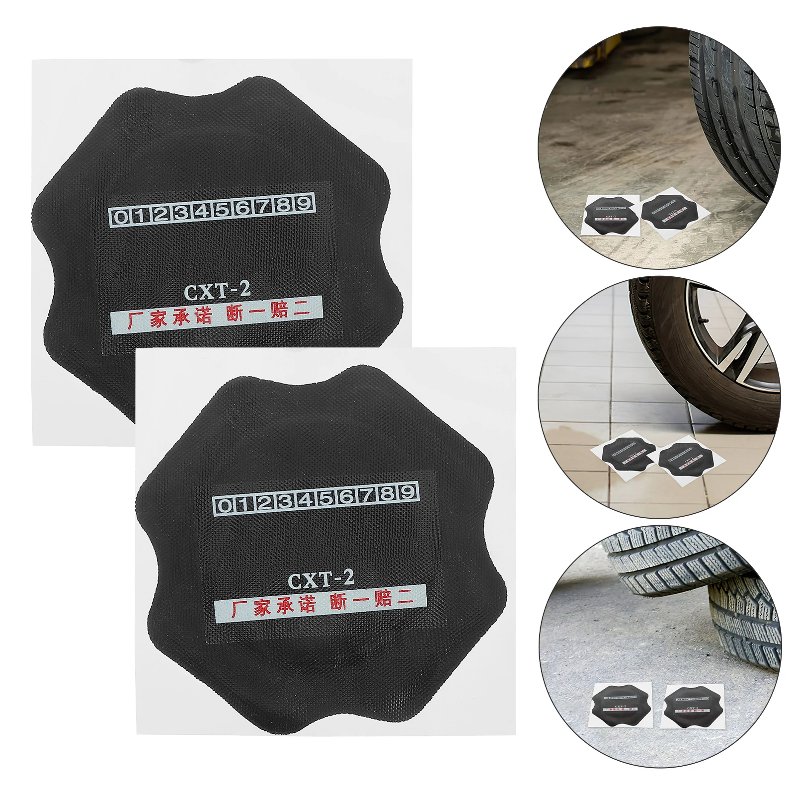 10pcs Repair Patches Heavy Duty Cold Bond Film for Truck Car Tires Reinforcement Motorcycle Tube Patch Pad Quick Fix Solution
10pcs Repair Patches Heavy Duty Cold Bond Film for Truck Car Tires Reinforcement Motorcycle Tube Patch Pad Quick Fix Solution
