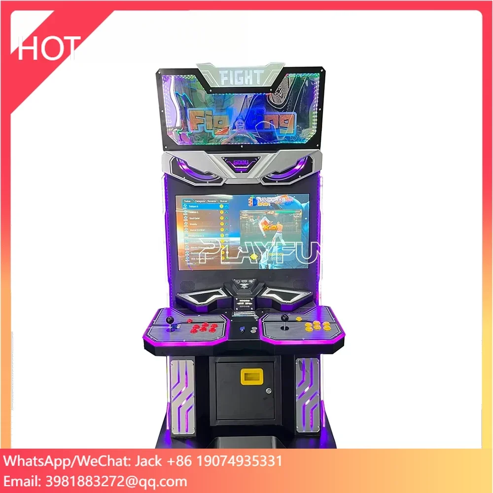 Playfun New Design Coin Operated Retro 2 Players Fighting Game Arcade Video Fighter Game 1100 Game Machine
Playfun New Design Coin Operated Retro 2 Players Fighting Game Arcade Video Fighter Game 1100 Game Machine
