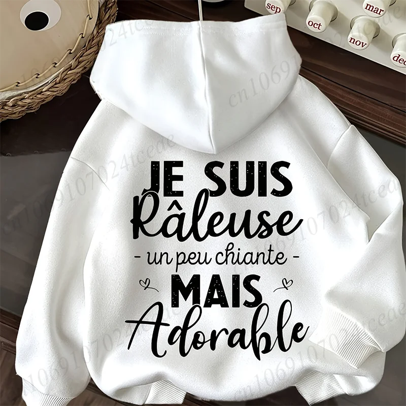 Забавная женская французская толстовка с принтом Je Suis Fatiguée, спортивная одежда, свободные флисовые толстовки, осенне-зимняя спортивная одежда, повседневная одежда с капюшоном
Забавная женская французская толстовка с принтом Je Suis Fatiguée, спортивная одежда, свободные флисовые толстовки, осенне-зимняя спортивная одежда, повседневная одежда с капюшоном