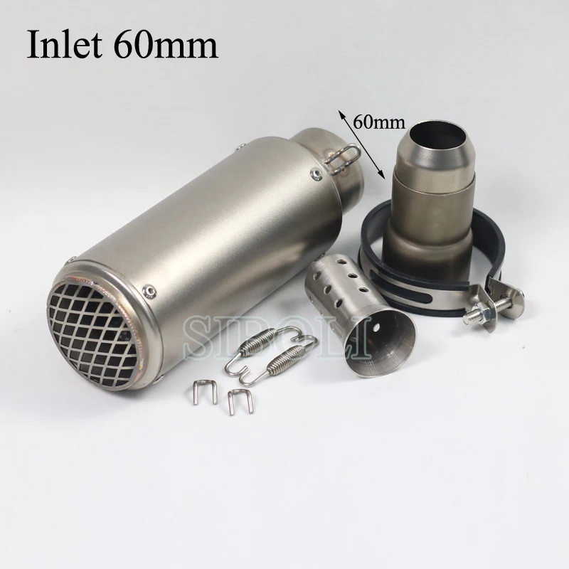 For R1 R3 R6 S1000RR CBR600RR CBR1000RR 51mm 60mm Universal Motorcycle Racing Exhaust Escape Modified Dirt Pit Bike Muffler
For R1 R3 R6 S1000RR CBR600RR CBR1000RR 51mm 60mm Universal Motorcycle Racing Exhaust Escape Modified Dirt Pit Bike Muffler
