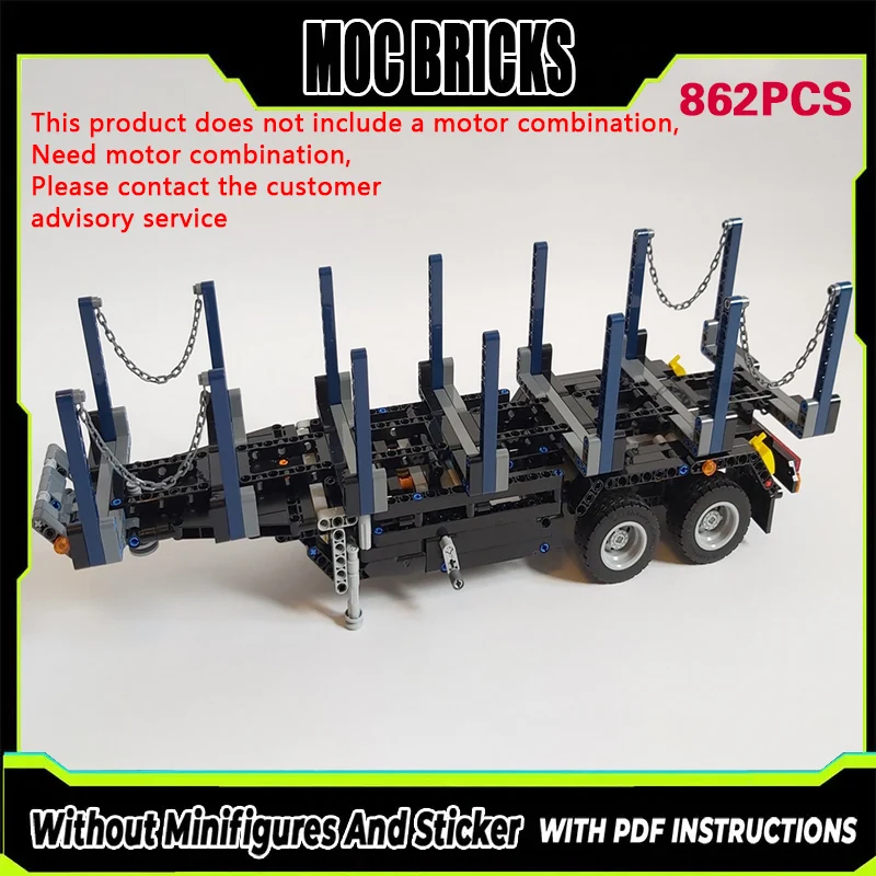 City Car Model MOC Building Bricks Classic Timber Transport Trailer Modular Technology Gifts Holiday Assemble Children Toys Suit
City Car Model MOC Building Bricks Classic Timber Transport Trailer Modular Technology Gifts Holiday Assemble Children Toys Suit
