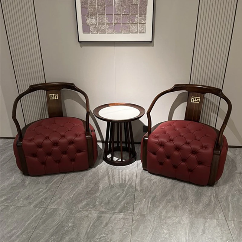 New Chinese ebony zen solid wood armchair three-piece clubhouse hotel living room single sofa chair leisure chair
New Chinese ebony zen solid wood armchair three-piece clubhouse hotel living room single sofa chair leisure chair