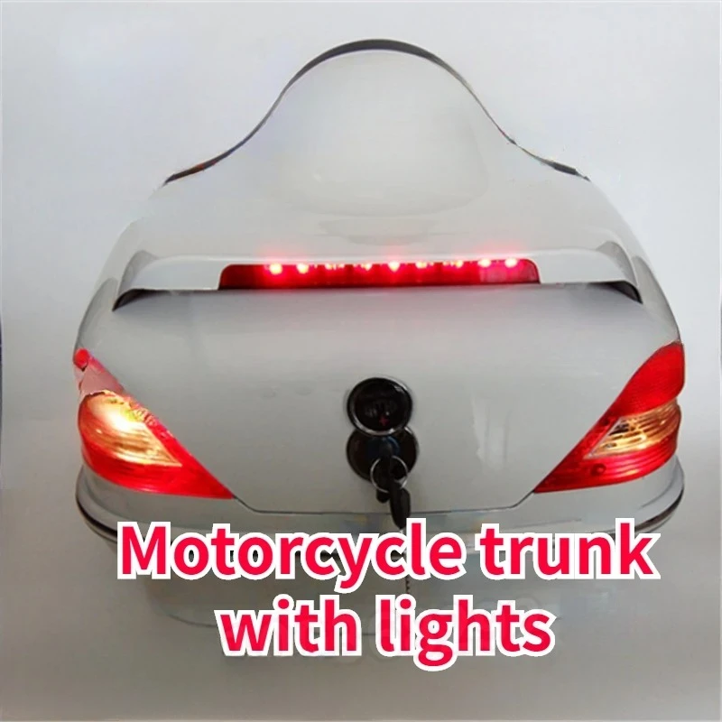 Electric Vehicle Tail Box Motorcycle Trunk Motorcycle Toolbox with Lights Storage Box Universal
Electric Vehicle Tail Box Motorcycle Trunk Motorcycle Toolbox with Lights Storage Box Universal