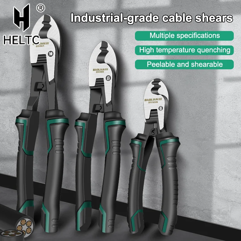 6-10inch Multifunctional Cable Cutter Manual Wire Cutting Pliers Wire Breaking Pliers Cutting Tool Industrial Grade Cable Cutter
6-10inch Multifunctional Cable Cutter Manual Wire Cutting Pliers Wire Breaking Pliers Cutting Tool Industrial Grade Cable Cutter