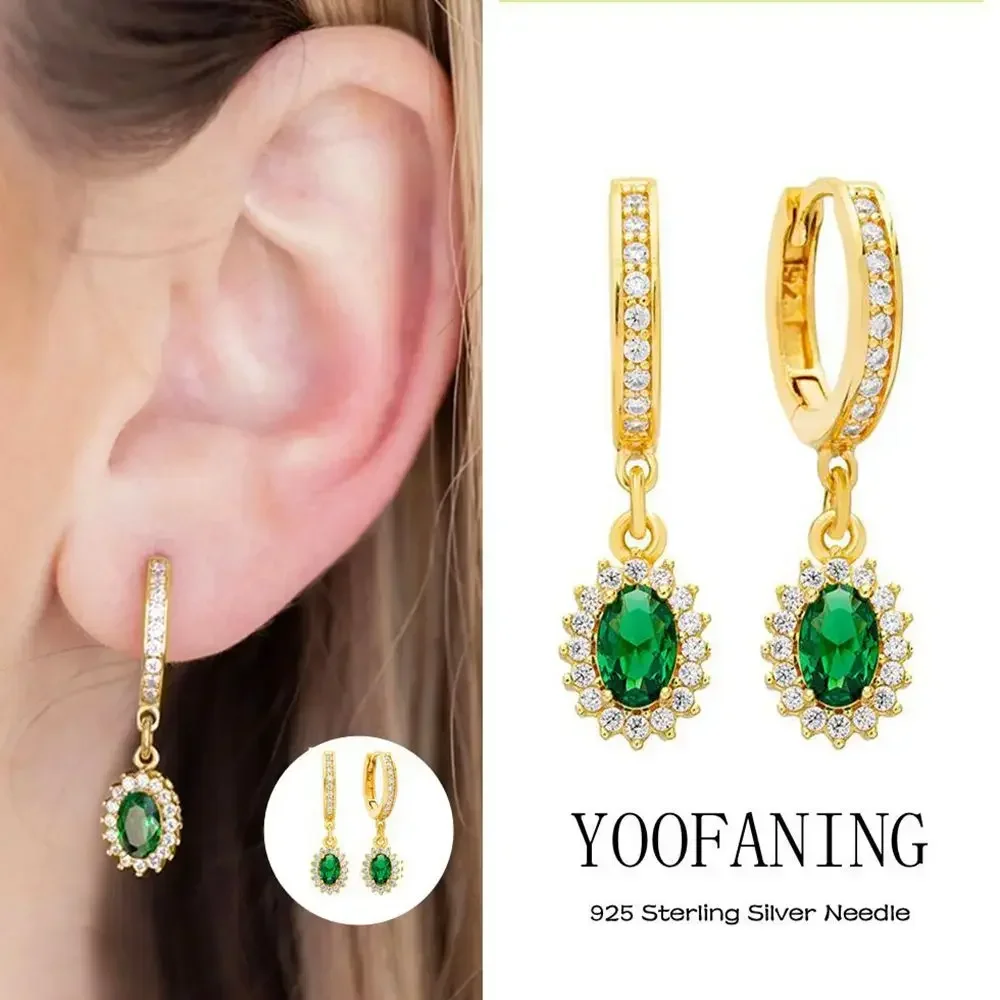 Hot Selling925 Sterling Silver Needle Exquisite 24K Gold Earrings Water Drop Gold Earrings Women's Luxury Wedding Party Jewelry
Hot Selling925 Sterling Silver Needle Exquisite 24K Gold Earrings Water Drop Gold Earrings Women's Luxury Wedding Party Jewelry