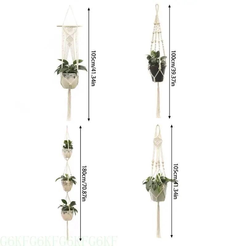 G6KF Hanging Woven Handcraft Decorative Planter Pot Holder for Indoor Outdoor Spaces
G6KF Hanging Woven Handcraft Decorative Planter Pot Holder for Indoor Outdoor Spaces