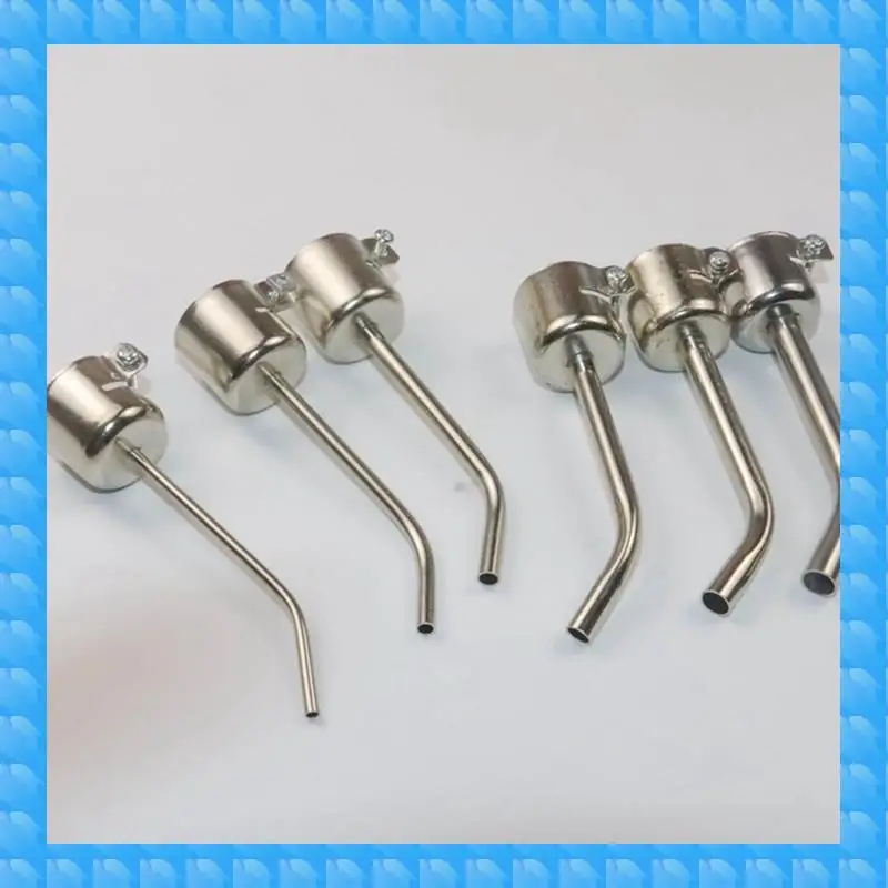 1Set Extended Elbow Air Nozzle BGA Blowing Welding Hot Air Nozzle (With Color Difference) Silver
1Set Extended Elbow Air Nozzle BGA Blowing Welding Hot Air Nozzle (With Color Difference) Silver
