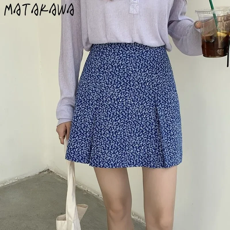 Matakawa Print Floral Women Skirts A-line Spring Summer Sweet Korean Fashion Chic Faldas Mujer Elegant Simple Retro Mini Skirt
Matakawa Print Floral Women Skirts A-line Spring Summer Sweet Korean Fashion Chic Faldas Mujer Elegant Simple Retro Mini Skirt
