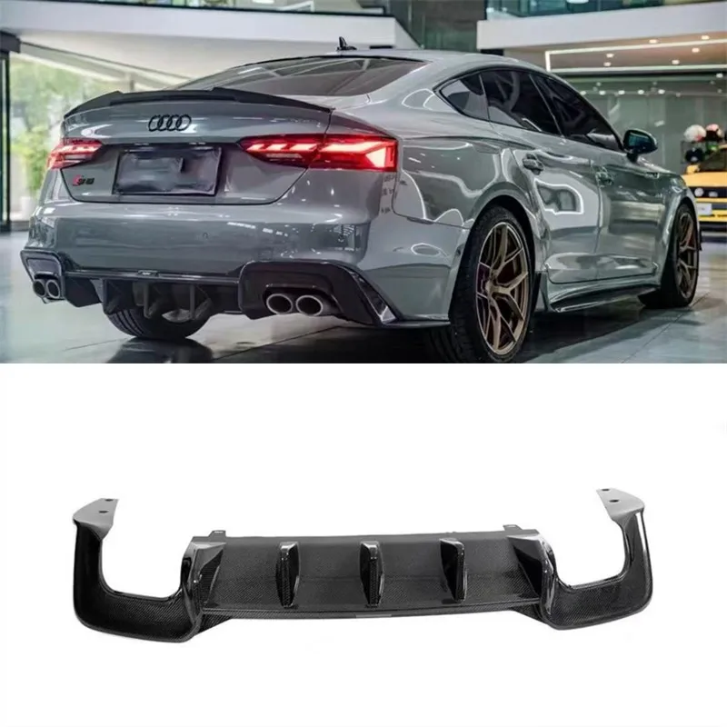 For Audi A5 S5 2020-2024 Real Carbon Fiber Car Rear Bumper Lip Diffuser Splitters Spoiler Back Car Accessories Body Kit
For Audi A5 S5 2020-2024 Real Carbon Fiber Car Rear Bumper Lip Diffuser Splitters Spoiler Back Car Accessories Body Kit