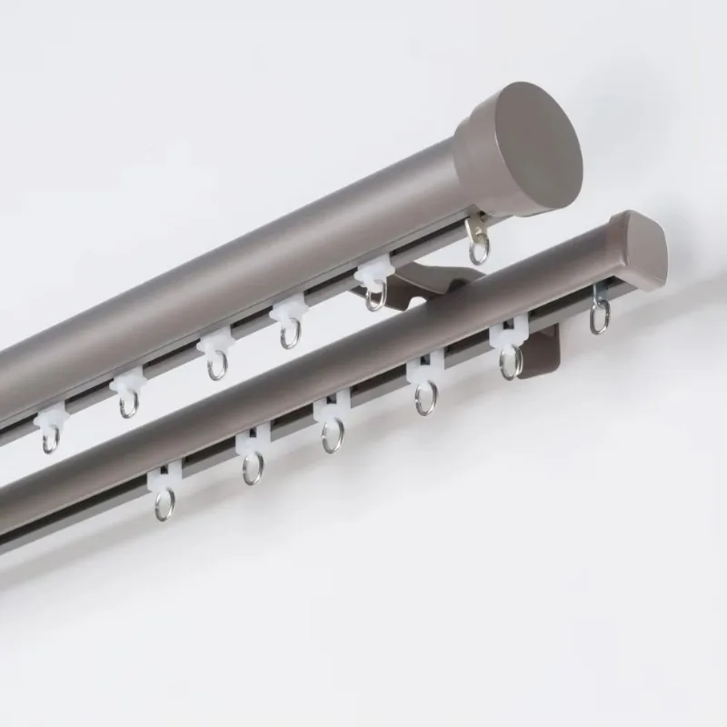 Deluxe Curtain Rod Set Metal Curtain Rod and Guide Rail
Deluxe Curtain Rod Set Metal Curtain Rod and Guide Rail