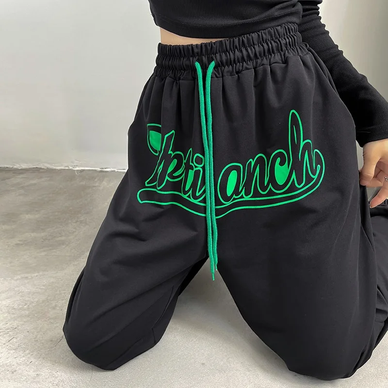 Loose Fit Printed Dance Sport Pants Women's Casual Trousers Street Style Hip Hop Lettering Spring Summer Cotton Long Pants
Loose Fit Printed Dance Sport Pants Women's Casual Trousers Street Style Hip Hop Lettering Spring Summer Cotton Long Pants