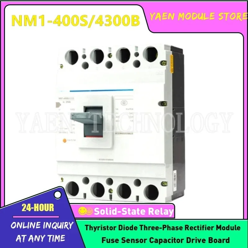 NM1-400S/3300 NM1-400S/4300B NEW ORIGINAL Circuit breaker IN STOCK 
NM1-400S/3300 NM1-400S/4300B NEW ORIGINAL Circuit breaker IN STOCK