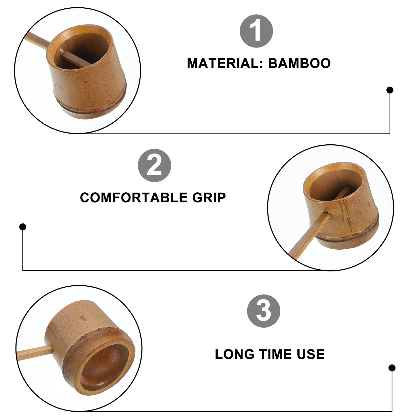 Bamboo Water Ladle Carbonized Long Handle for Watering Tea Scoop Cup Kitchen Garden Laundry Salt Flour Soy
Bamboo Water Ladle Carbonized Long Handle for Watering Tea Scoop Cup Kitchen Garden Laundry Salt Flour Soy