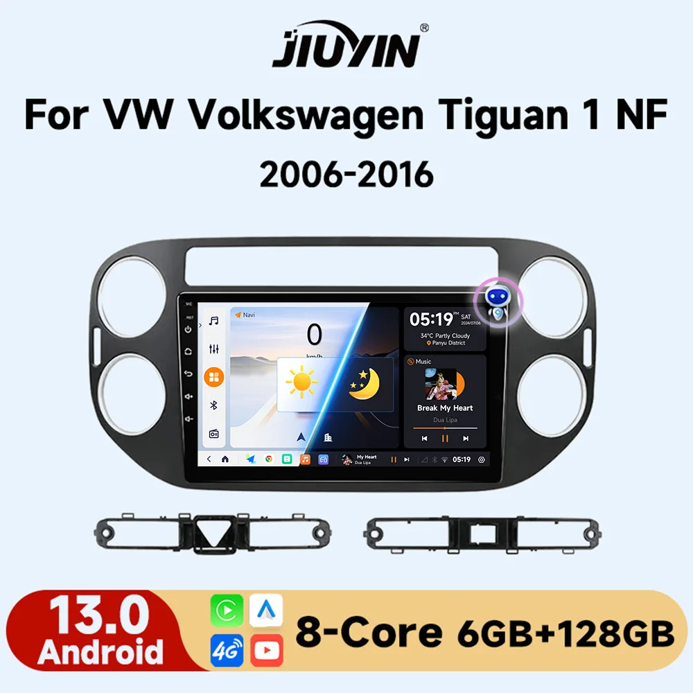 JIUYIN AI Voice 2 din Android 13 Auto Radio For VW Volkswagen Tiguan 1 NF 2006-2016 Carplay Car Multimedia GPS 2din autoradio
JIUYIN AI Voice 2 din Android 13 Auto Radio For VW Volkswagen Tiguan 1 NF 2006-2016 Carplay Car Multimedia GPS 2din autoradio