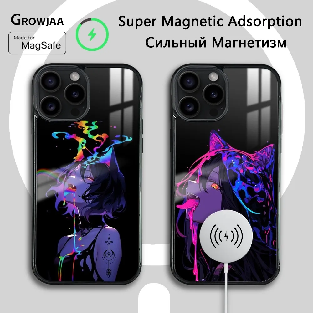 Evil Sexy Dark Charm Girl Phone Case For iPhone 16 15 14 13 12 11 Pro Max Plus Mini New Magsafe Mirror Wireless Magnetic Cover
Evil Sexy Dark Charm Girl Phone Case For iPhone 16 15 14 13 12 11 Pro Max Plus Mini New Magsafe Mirror Wireless Magnetic Cover