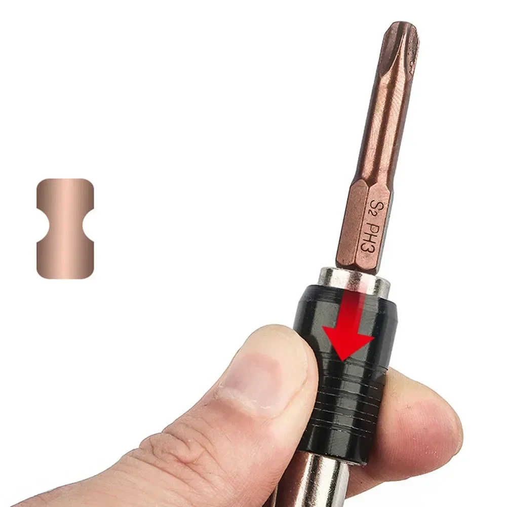 6.35mm Hex Self-locking Adapter Screwdriver Handle Screwdriver Bit Holder 5.7In Multifunctional Handmade Tool
6.35mm Hex Self-locking Adapter Screwdriver Handle Screwdriver Bit Holder 5.7In Multifunctional Handmade Tool