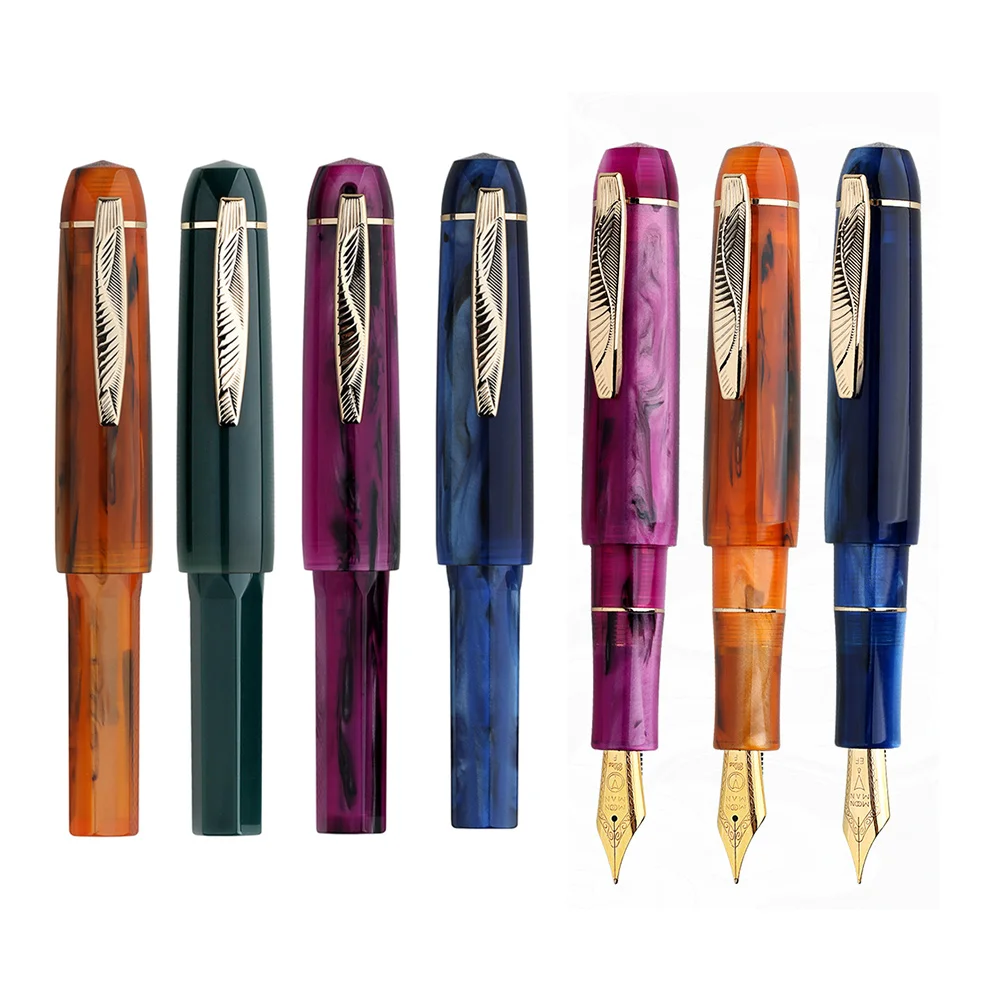 New MAJOHN RS3 Resin Short Mini Pocket Fountain Pen EF/F Nib Starry Sky Blue Business Travel Practice Ink Pen Gift
New MAJOHN RS3 Resin Short Mini Pocket Fountain Pen EF/F Nib Starry Sky Blue Business Travel Practice Ink Pen Gift