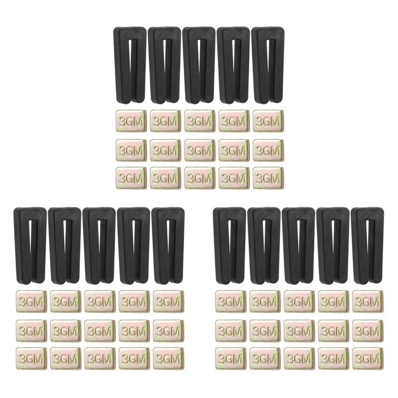 HLZS-60PCS Ceiling Fan Blade Balancing Kit, 15Pcs Resilient Fan Balance Clips And 45Pcs Metal Self-Adhesive 3G Weight
HLZS-60PCS Ceiling Fan Blade Balancing Kit, 15Pcs Resilient Fan Balance Clips And 45Pcs Metal Self-Adhesive 3G Weight