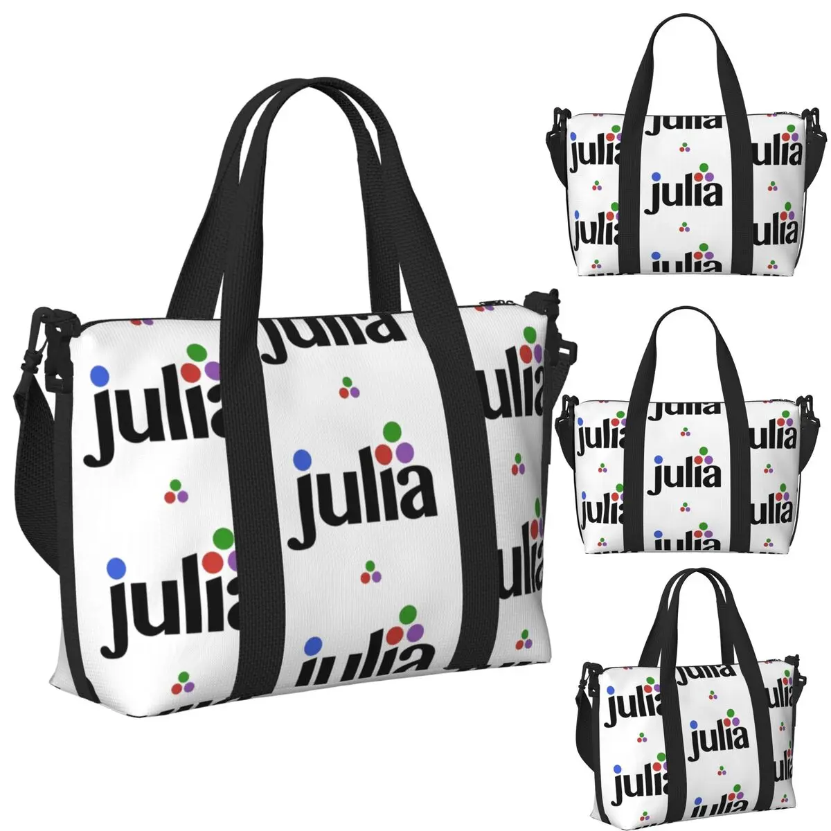 Пляжная дорожная сумка с логотипом Julia Hex, большая вместительная сумка-тоут для тренажерного зала, йоги, женская дорожная сумка для покупок, сумка на плечо 
Пляжная дорожная сумка с логотипом Julia Hex, большая вместительная сумка-тоут для тренажерного зала, йоги, женская дорожная сумка для покупок, сумка на плечо