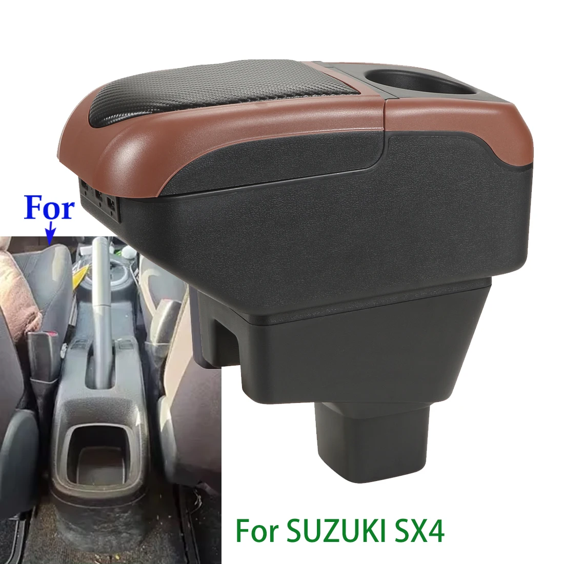 For SUZUKI SX4 Box Armrest For Suzuki SX4 Car Armrest Auto Storage Box Arm Bracing heighten Interior Details Retrofit parts
For SUZUKI SX4 Box Armrest For Suzuki SX4 Car Armrest Auto Storage Box Arm Bracing heighten Interior Details Retrofit parts