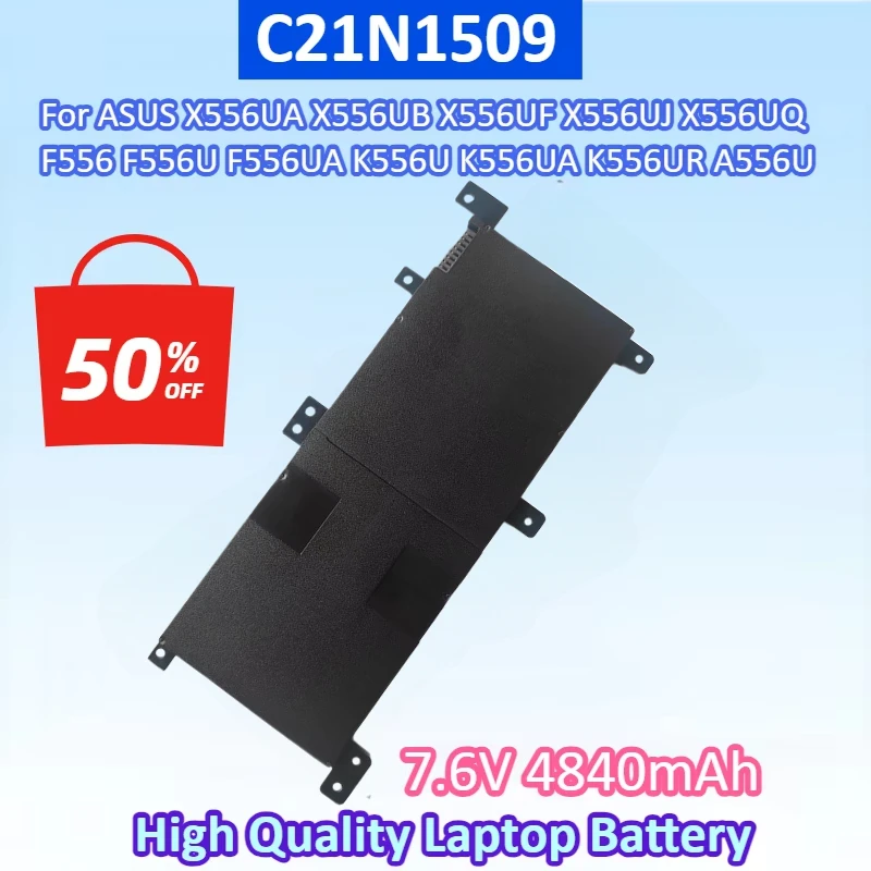 Новый C21N1509 4840 мАч аккумулятор для ноутбука ASUS X556UA X556UB X556UF X556UJ X556UQ F556 F556U F556UA K556U K556UA K556UR
Новый C21N1509 4840 мАч аккумулятор для ноутбука ASUS X556UA X556UB X556UF X556UJ X556UQ F556 F556U F556UA K556U K556UA K556UR