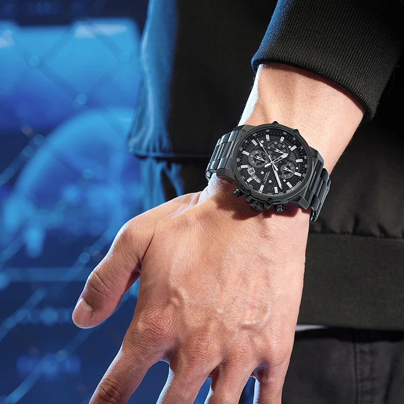 ABORNI Multifunctional Men's Fashion Watch, Waterproof, Sports and Casual, High-End Brand Watch for Travel and Parties
ABORNI Multifunctional Men's Fashion Watch, Waterproof, Sports and Casual, High-End Brand Watch for Travel and Parties