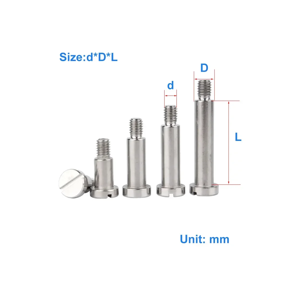 304 Stainless Steel Flat Plug Screw/Shoulder Shaft Position Screw Cylindrical Head/Limit Step Bolt
304 Stainless Steel Flat Plug Screw/Shoulder Shaft Position Screw Cylindrical Head/Limit Step Bolt