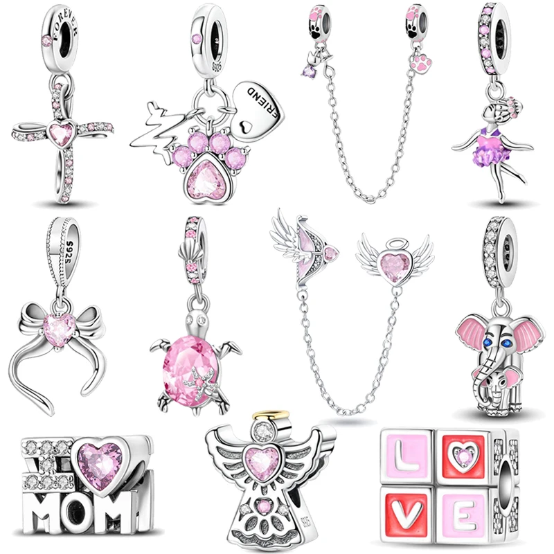 925 Sterling Silver Fashionable Pink Family Flower Butterfly Pendant Cute Ladies Charm Jewelry Birthday Christmas Gifts
925 Sterling Silver Fashionable Pink Family Flower Butterfly Pendant Cute Ladies Charm Jewelry Birthday Christmas Gifts