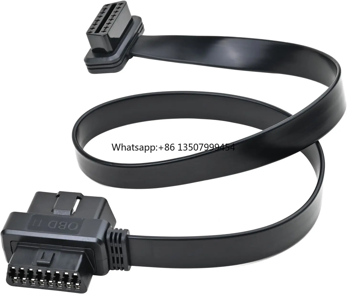Right Angle OBD II 16 Pin Splitter Extension Cable Low Profile Ribbon Slim Extender Cord Adapter 60cm/2FT 24" Inch
Right Angle OBD II 16 Pin Splitter Extension Cable Low Profile Ribbon Slim Extender Cord Adapter 60cm/2FT 24" Inch