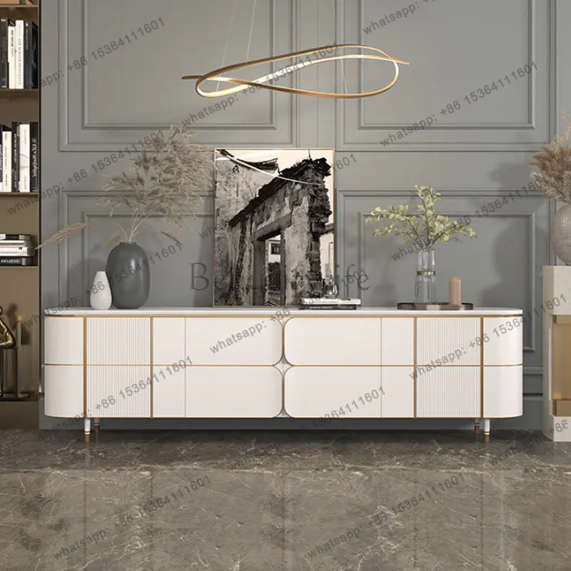 Light luxury TV cabinet, modern simple white living room storage, high-end solid wood furniture
Light luxury TV cabinet, modern simple white living room storage, high-end solid wood furniture