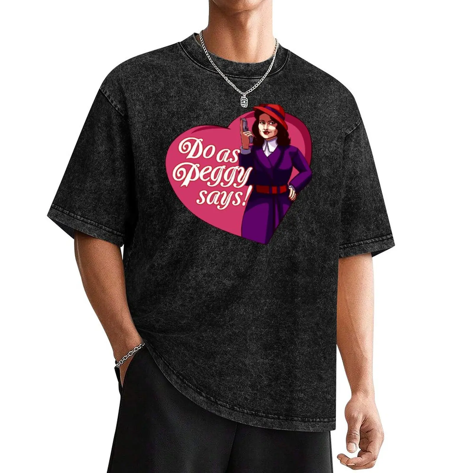 Do as Peggy says! T-Shirt designer shirts graphic tee shirt quick-drying men clothes
Do as Peggy says! T-Shirt designer shirts graphic tee shirt quick-drying men clothes