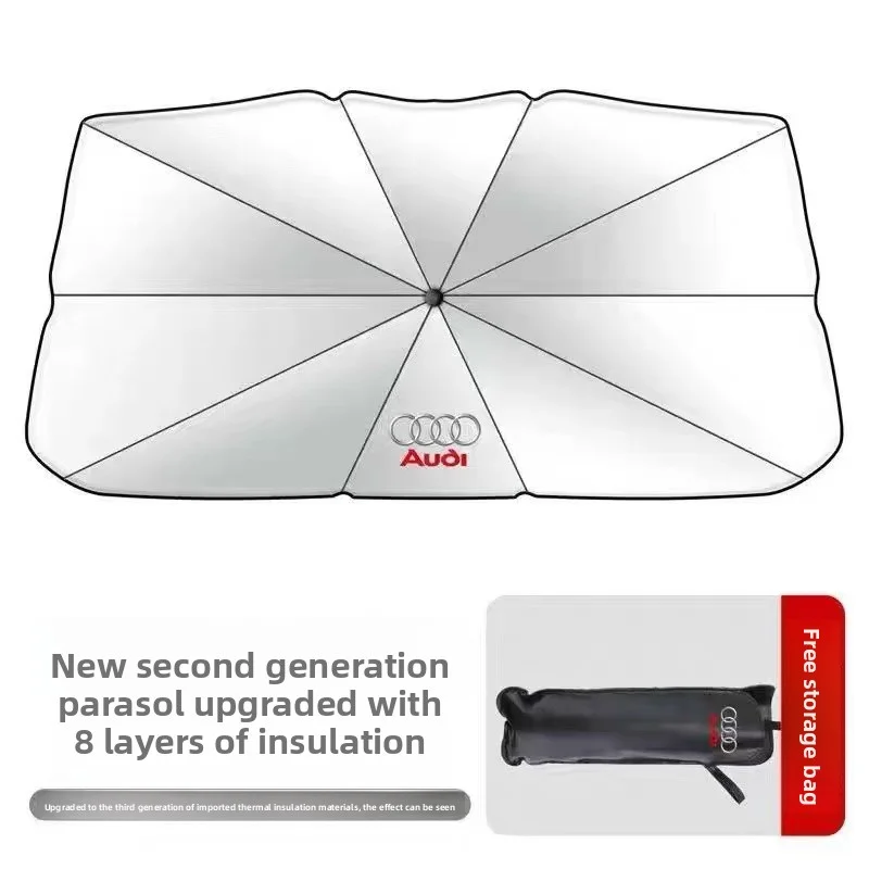 Car Umbrella Front Windshield Sunshade Sun Visor for Audi Q3 Q5 Q5L Q7 Q8 Q2 A4 B6 B7 A6 C5 C6 Q2 A3 A5 A7 A1 Tt Sline Quattro
Car Umbrella Front Windshield Sunshade Sun Visor for Audi Q3 Q5 Q5L Q7 Q8 Q2 A4 B6 B7 A6 C5 C6 Q2 A3 A5 A7 A1 Tt Sline Quattro