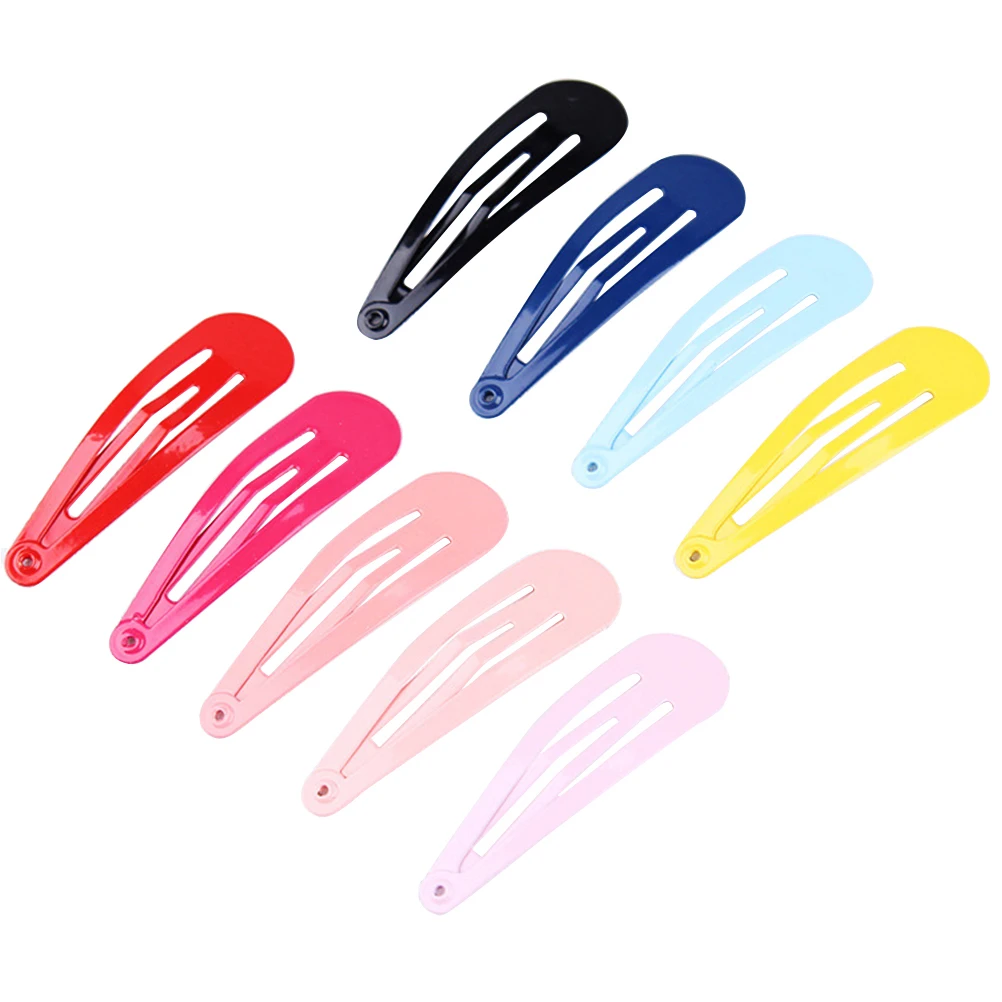 100 Pcs Water Drop Hair Clips Snap Barrettes Girls Metal Accessories Multi Color Strong Nip Kids Baby Hair Pins Styling Aid
100 Pcs Water Drop Hair Clips Snap Barrettes Girls Metal Accessories Multi Color Strong Nip Kids Baby Hair Pins Styling Aid