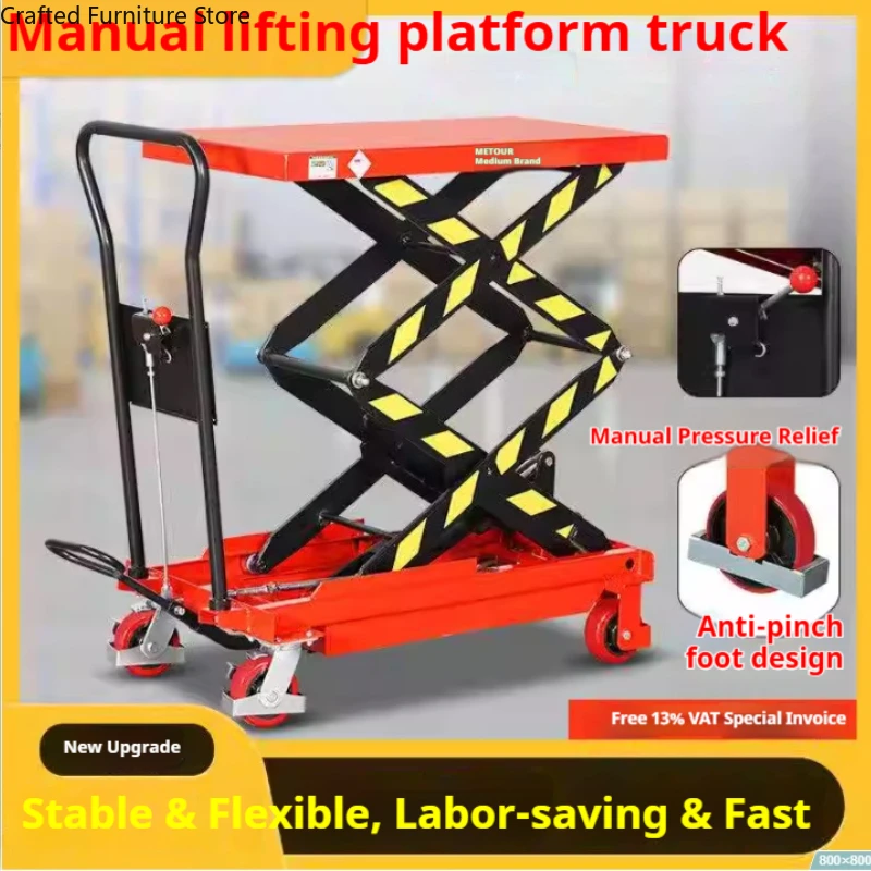 Manual Hydraulic Lift Trolley Electric Mobile Small Working Lift Trolley Platform Commercial Furniture Hebebühnenwagen ZY40TC
Manual Hydraulic Lift Trolley Electric Mobile Small Working Lift Trolley Platform Commercial Furniture Hebebühnenwagen ZY40TC