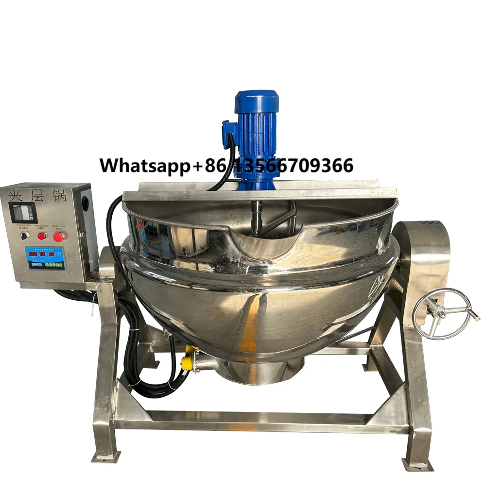 50l 100 Liter Jam Electric Stirring Cooking Pot Steam Jacketed Kettle with Automatic Stirrer
50l 100 Liter Jam Electric Stirring Cooking Pot Steam Jacketed Kettle with Automatic Stirrer