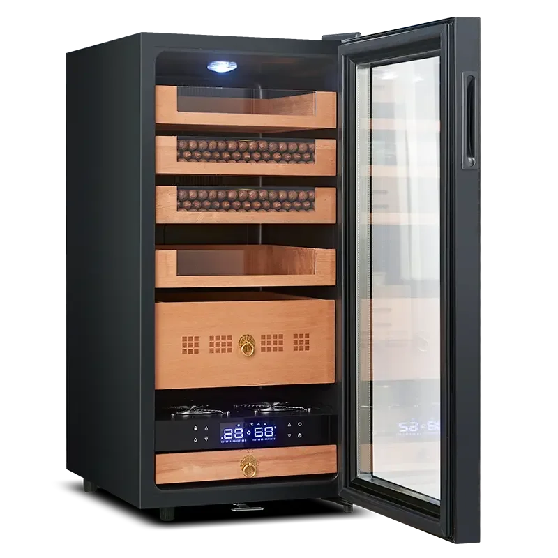 Compressor Tobacco Box Cigar Humidor Adjustable Thermostat Mini Cigar Cases Cedar Wood
Compressor Tobacco Box Cigar Humidor Adjustable Thermostat Mini Cigar Cases Cedar Wood