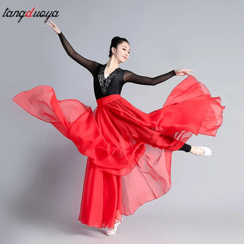 One-piece lace-up dance skirt half Ballet Dance Women 720 Degree Chiffon Skirt Dancer Practice Professional Stage Dance Skirt
One-piece lace-up dance skirt half Ballet Dance Women 720 Degree Chiffon Skirt Dancer Practice Professional Stage Dance Skirt